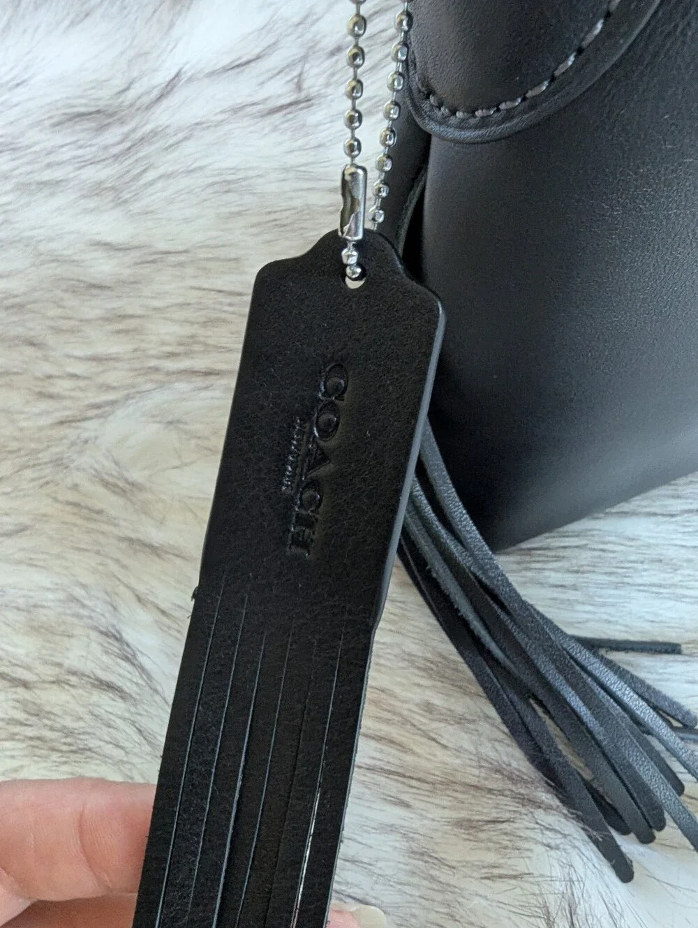 Coach Brooklyn Fringe Shoulder Bag 23 - Picture 8 of 11